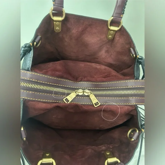 COACH Whiplash Rivets Rogue Bag 36 In Pebble Leather *Anniversary Rogue* - Picture 7 of 12